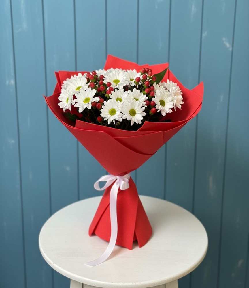 Букет цветов из: Хризантемы в Сокольниково