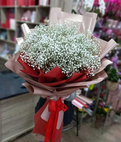 Букет цветов из: Гипсофила в Сокольниково