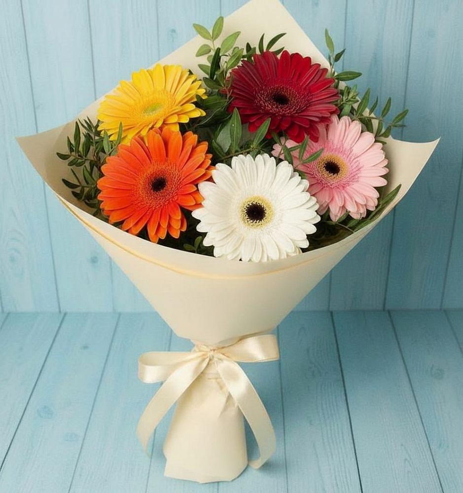 Букет цветов из: Герберы в Сокольниково