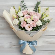 Букет цветов из:  Лизиантусы в Сокольниково