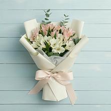 Букет цветов из:  Альстромерии #REPLACE_PRED# Сокольниково