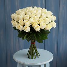 Букет 51 Белая роза Эдлесс Лав #REPLACE_PRED# Сокольниково