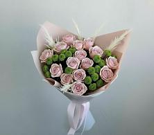 Букет цветов из:  Розы и Хризантемы в Сокольниково