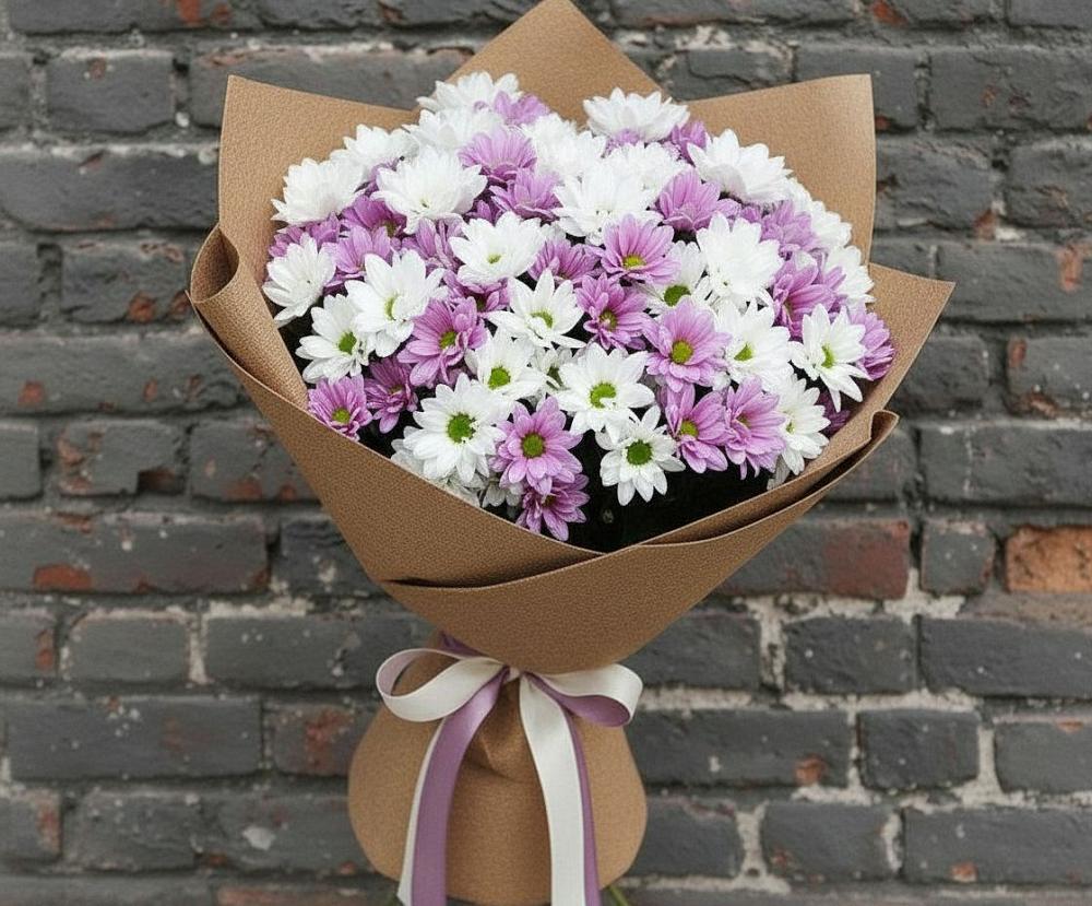 Букет цветов из: Хризантемы в Сокольниково