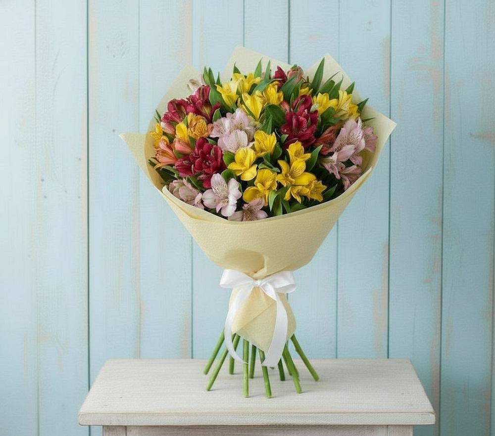 Букет цветов из: Альстромерии в Сокольниково