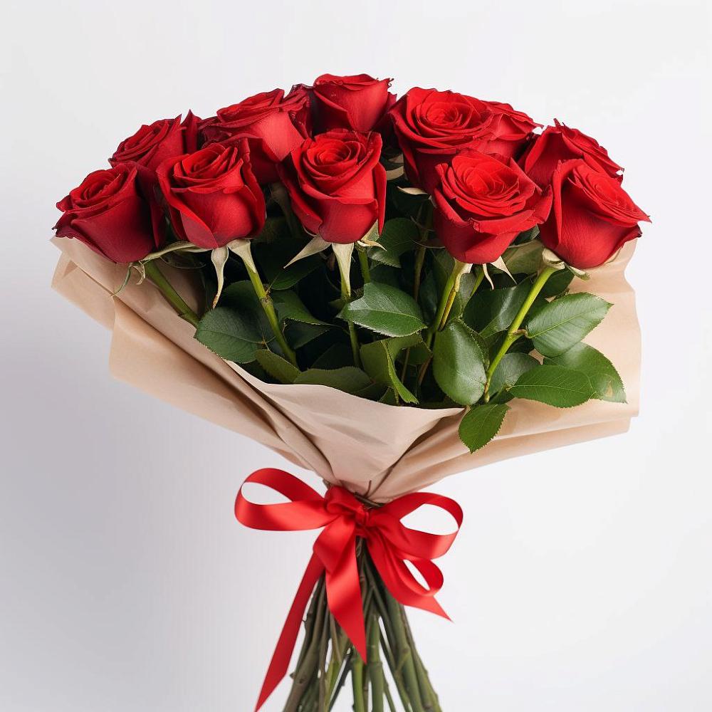 Букет 11 Красных роз Эдлесс Лав в Сокольниково