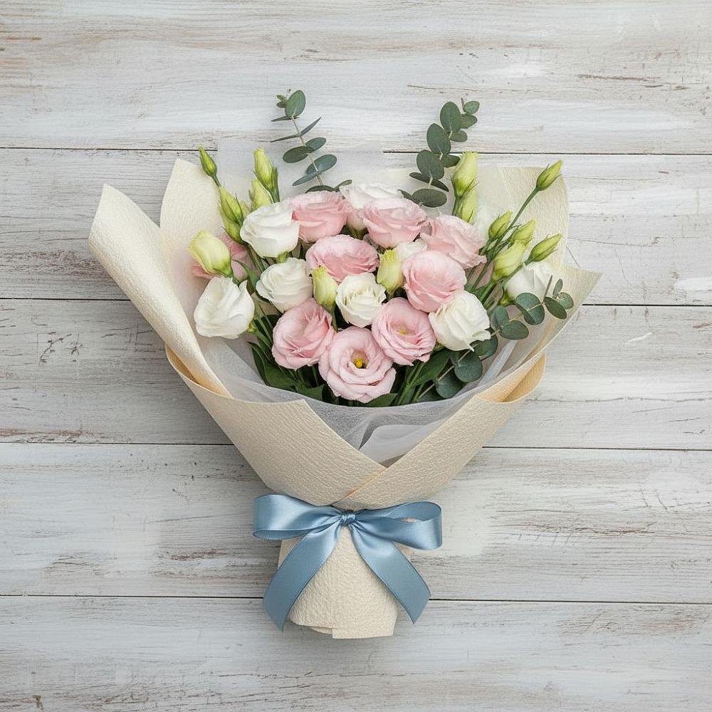 Букет цветов из: Лизиантусы в Сокольниково