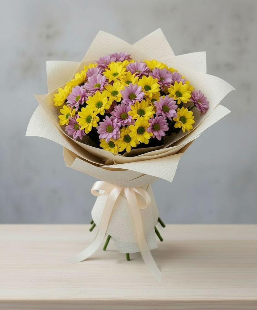Букет цветов из: Хризантемы в Сокольниково